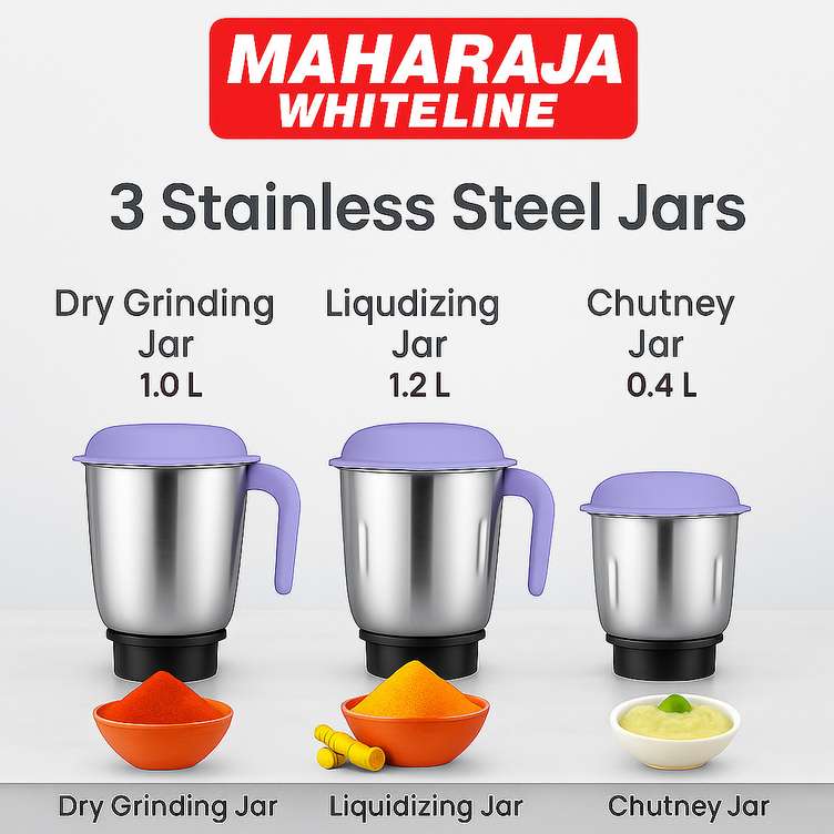 MAHARAJA WHITELINE Mixer Grinder